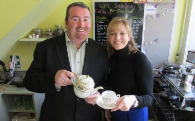 Charity swaps high tea for IT