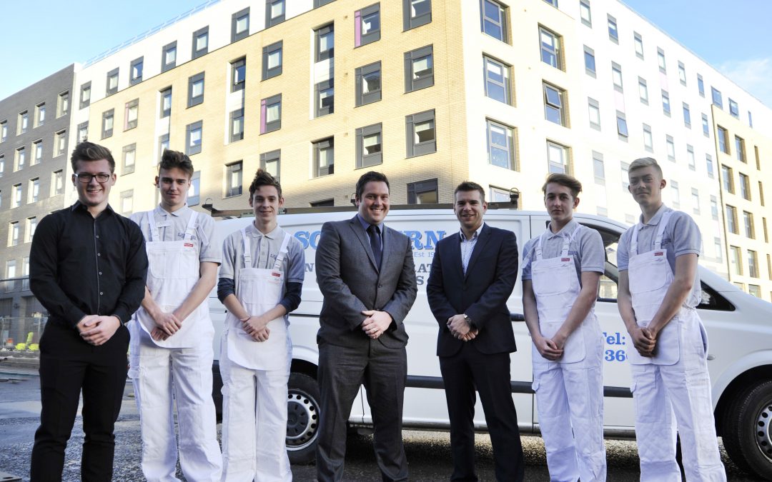 Specialist painting firm takes on six apprentices
