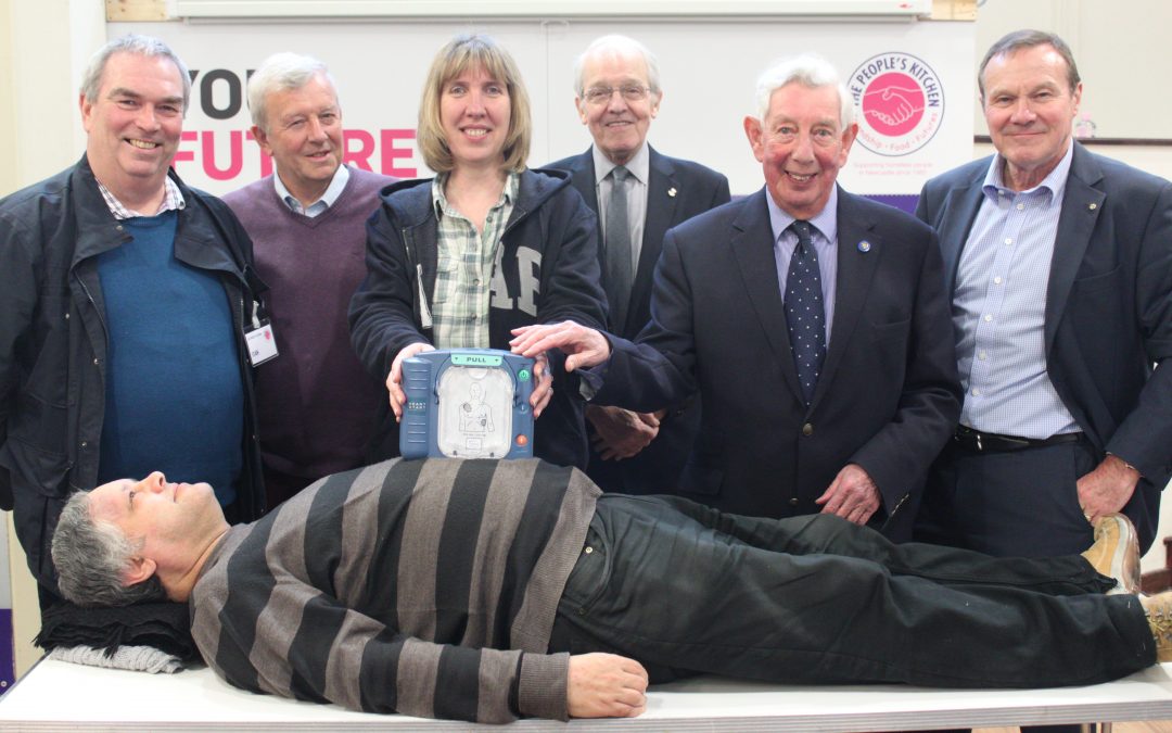 Lifesaving Rotarians donation gets to the heart of homeless charity