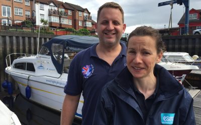 Waves of energy as Durham based therapeutic body worker  takes on Atlantic challenge