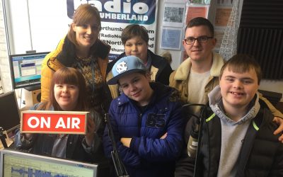 Hexham students visit Radio Northumberland