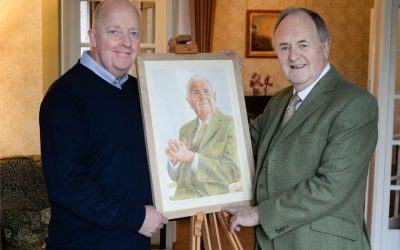 Sound and vision: artist honours former MP with portrait