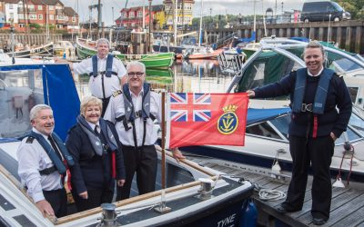 MARITIME VOLUNTEERS FLY THE FLAG
