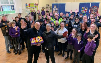 Bikers Give Eggactly What The Kids Needed This Easter