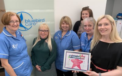 Bluebird Cares and Gets Award