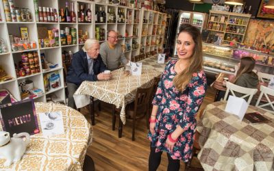 Climate conscious café owner gets customers to eat green