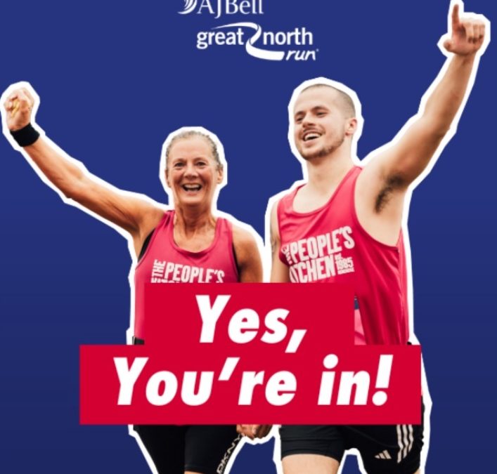 Maggie and Loukas Celebrate Special Great North Run Surprise