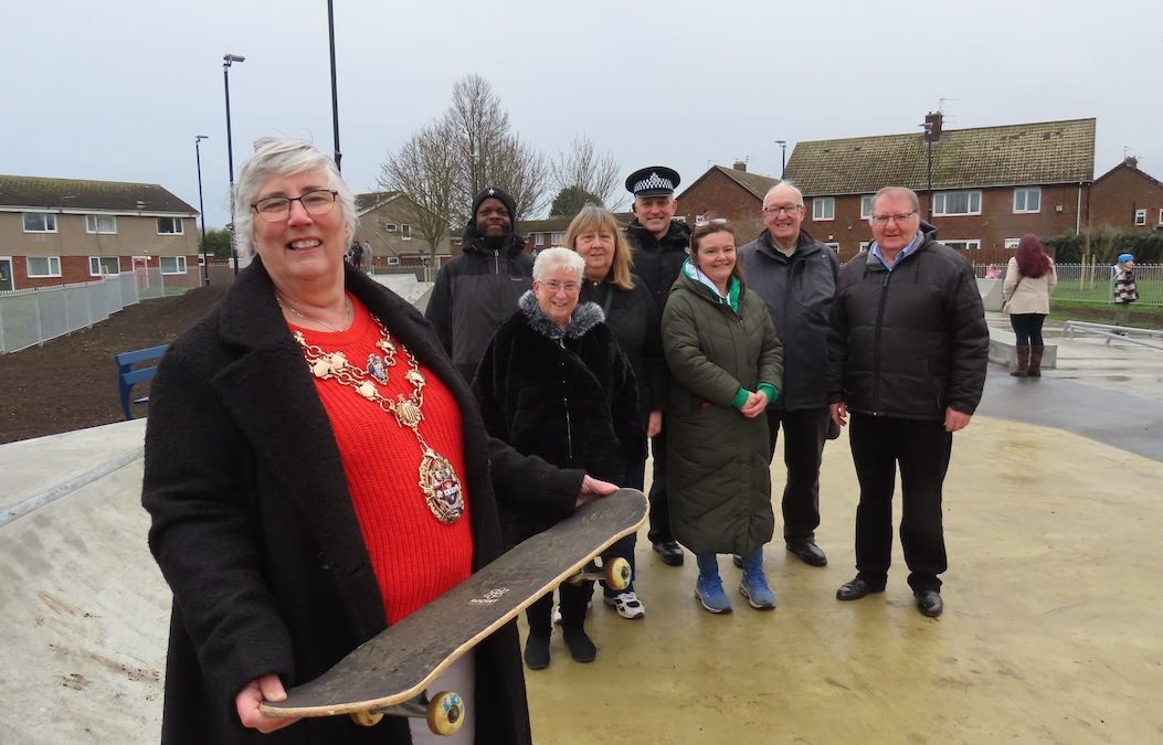 Blyth Town Council Puts Wheels in Motion at New Skate Park 