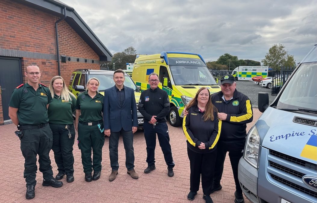 Ambulances Head to Ukraine