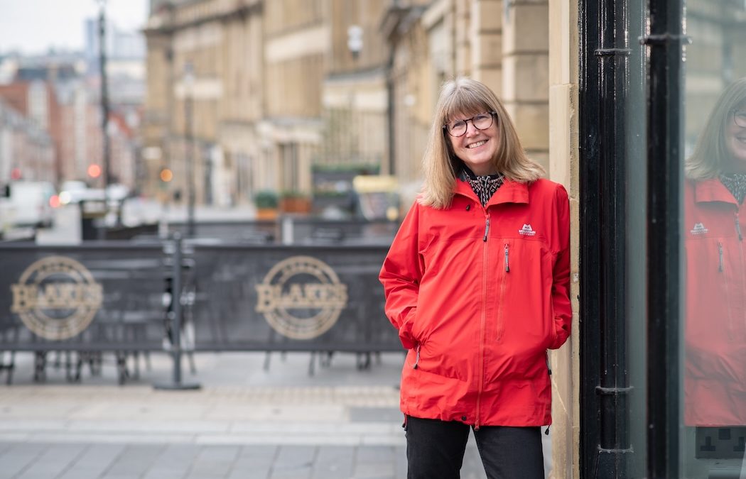 Jane Brings Business Outdoors