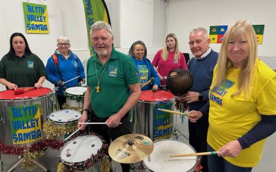 Drumming Up Support: Freemasons Fund New Tops for Blyth Samba Group