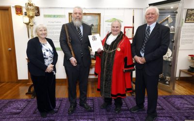 Descendant of King John Becomes Freeman of Newcastle