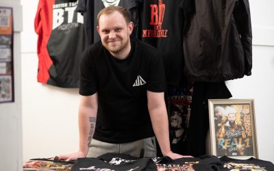 From Fan To Business For Blaydon Wrestling Designer