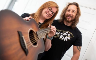 Couple Strike a Chord with Guitar Business
